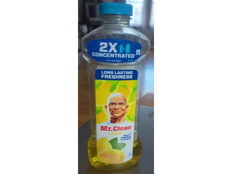 Mr. Clean Multi-Surface Cleaner, Lemon, 23 fl oz/680 mL
