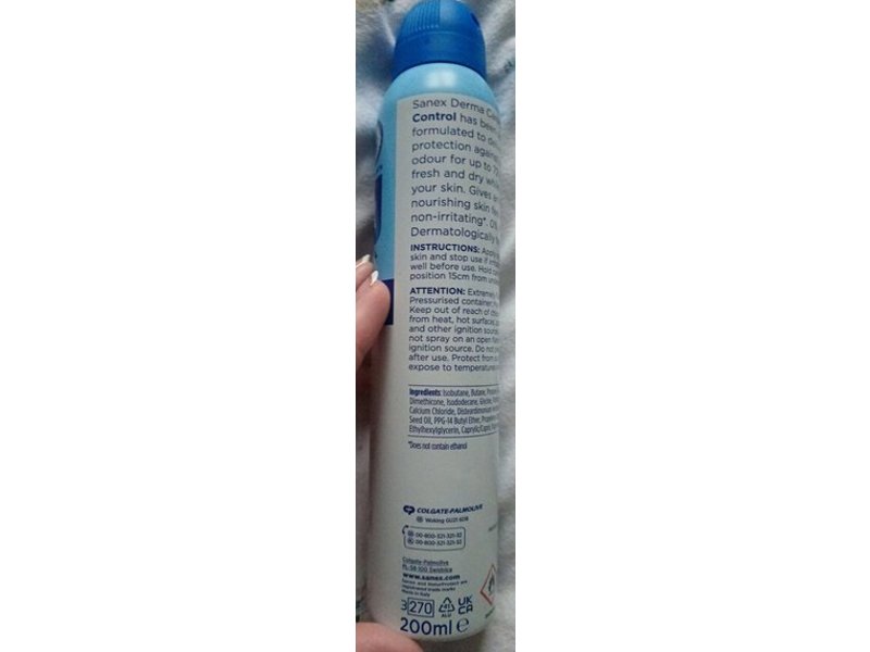 Sanex Derma Care+ Extra Control 72H Antiperspirant, 200 mL
