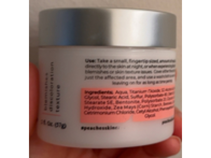 Peaches Skin Care Revitalizing Rescue Mask, 2 fl oz/57 g