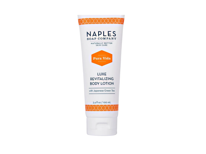 Naples Soap Company Luxe Revitalizing Body Lotion, Pura Vida, 3.4 fl oz/100 mL