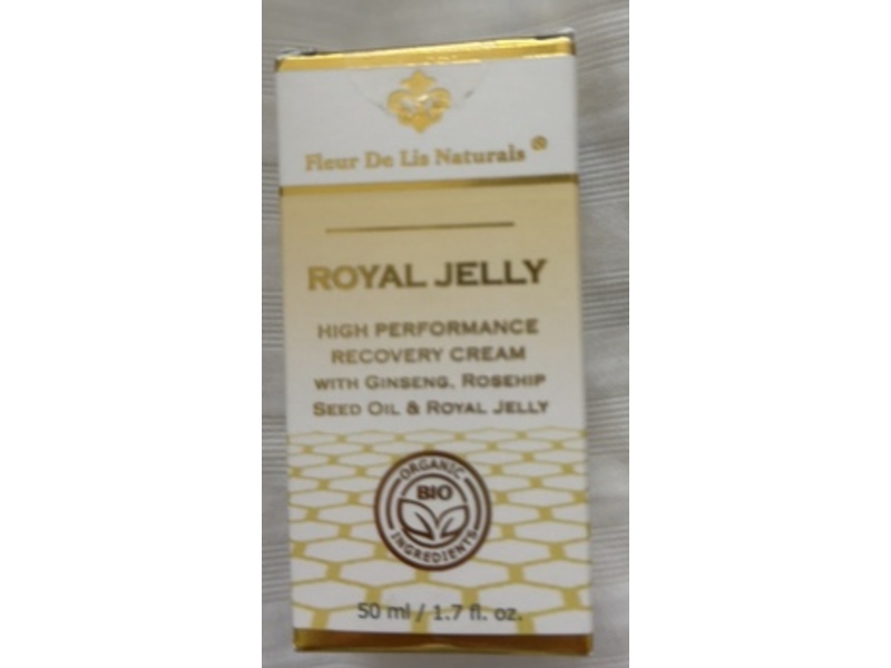 Fleur De Lis Naturals Royal Jelly High Performance Recovery Cream, 1.7 fl oz/50 mL