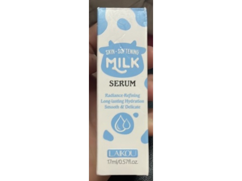 Laikou Skin-Softening Serum, Milk, 0.57 fl oz/17 mL