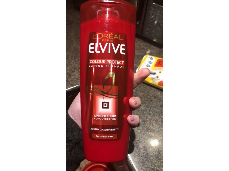 L'Oreal Elvive Colour Protect Shampoo, Linseed Elixir, 400 mL