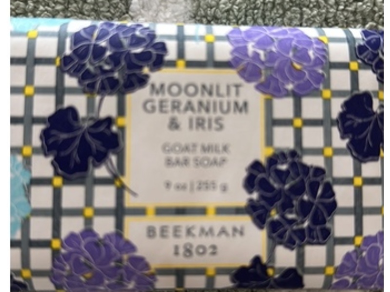 Beekman 1802 Goat Milk Soap Bar, Moonlit Geranium & Iris