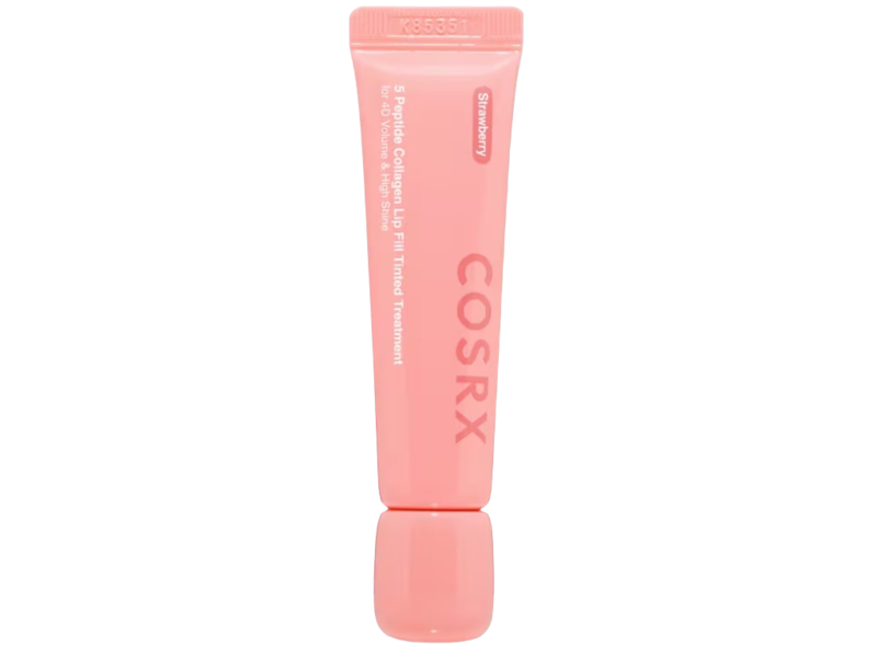 Cosrx 5 Peptide Collagen Tinted Lip Fill Treatment, Strawberry, 0.42 oz/12 g