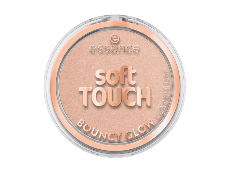 Essence Soft Touch Bouncy Glow Cream To Powder Highlighter, 20 Glazed Dew, 0.14 oz/4 g