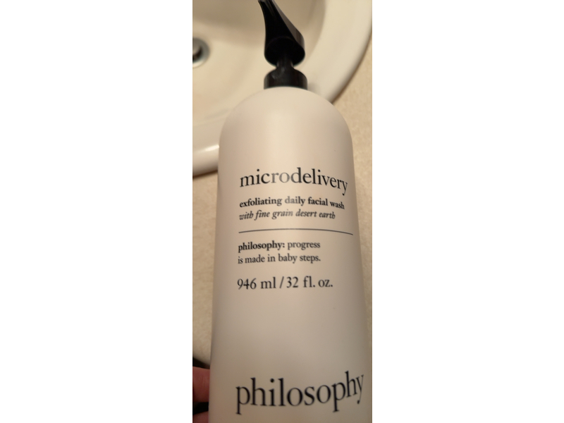 Philosophy Microdelivery Exfoliating Daily Facial Wash, 32 fl oz/946 mL