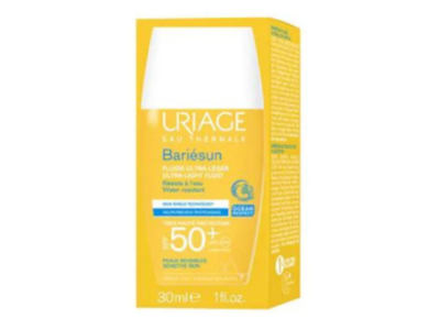 Uriage Eau Thermale Bariesun Ultra-Light Fluid, SPF50+, 1 fl oz/30 mL