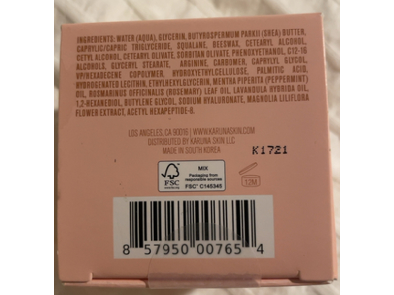 Karuna Lights Out Night Cream, Peptides + Magnolia, 1.69 fl oz/50 mL