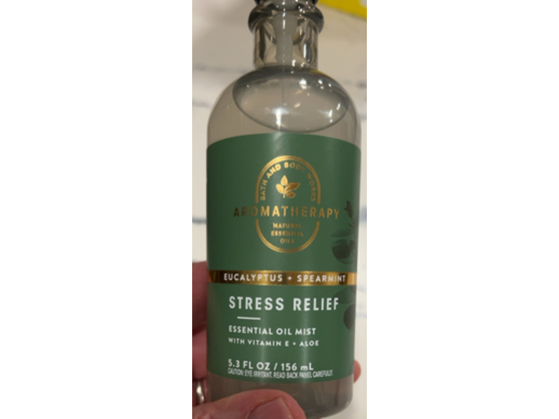 Bath & Body Works Stress Relief Essential Oil Mist, Eucalyptus + Spearmint, 156 mL