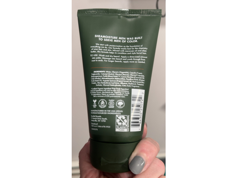 SheaMoisture Full Beard Detangler, Maracuja Oil & Shea Butter, 4 fl oz/118 mL