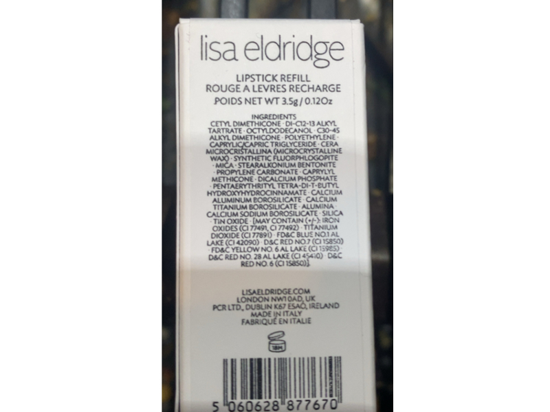 Lisa Eldridge Rouge Experience Lipstick Refill, 178 Lisa, 0.12 oz/3.5 g