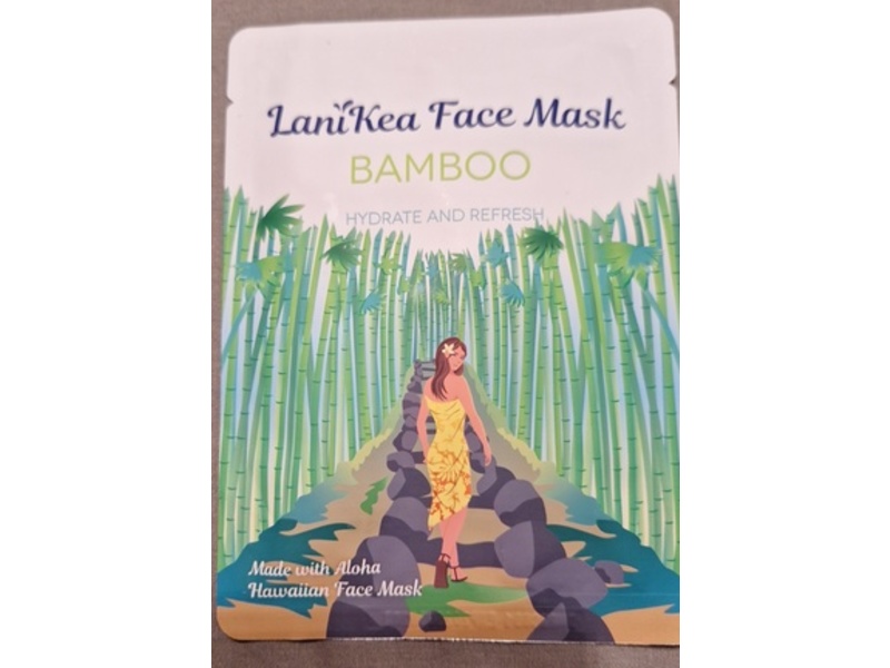 LaniKea Aloha-Hawaiian Face Mask, Bamboo, 25 mL, 1 Count