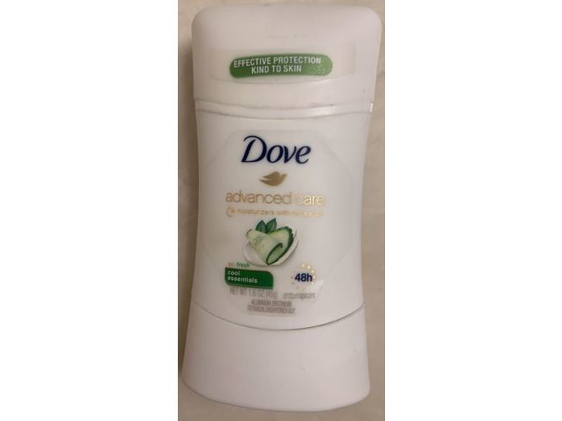Dove Advanced Care Antiperspirant, Cool Essentials, 1.6 oz/45 g