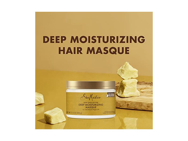 SheaMoisture Raw Shea Butter Deep Moisturizing Hair Masque for Curly Hair 11.5 oz