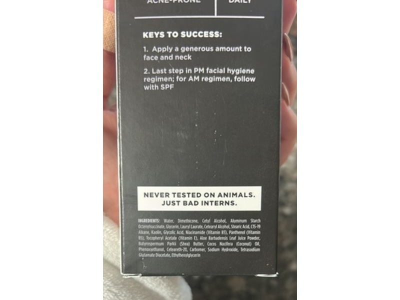 Duke Cannon Supply Co. Oil Control Face Lotion, 3 fl oz/88 mL