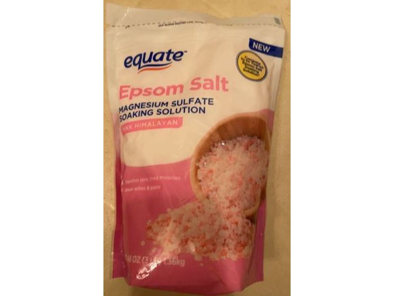 Equate Epson Salt, Pink Himalayan, 48 oz/1.36 kg