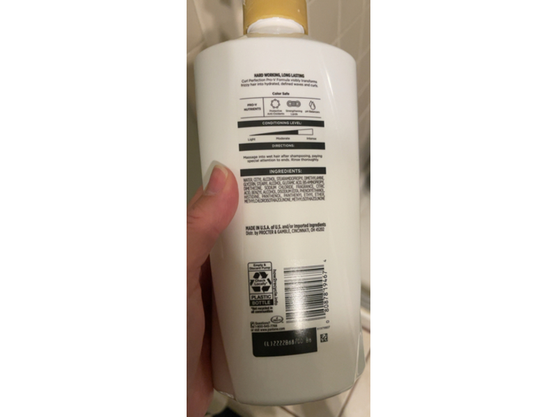 Pantene Curl Perfection Conditioner, 21.4 fl oz/635 mL