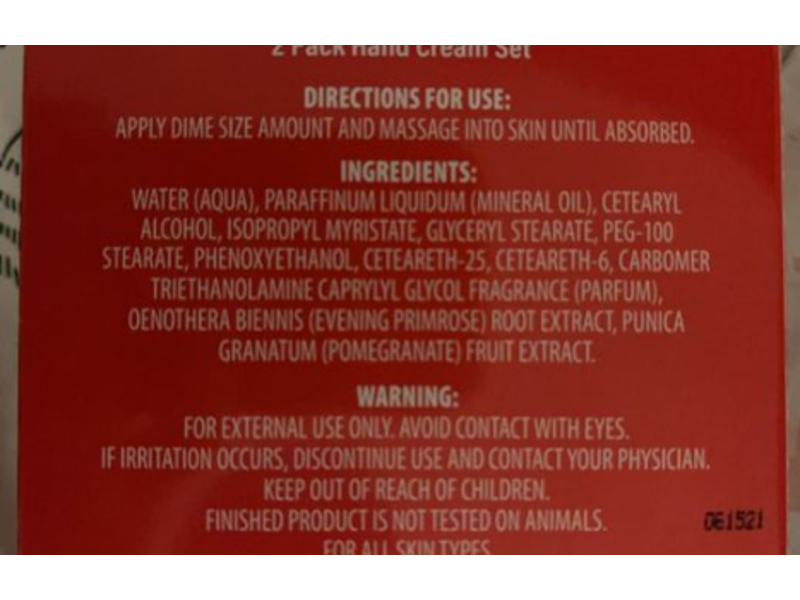 Bolero Beverly Hills Hand Cream, Primrose + Pomegranate, 1 fl oz/30 mL