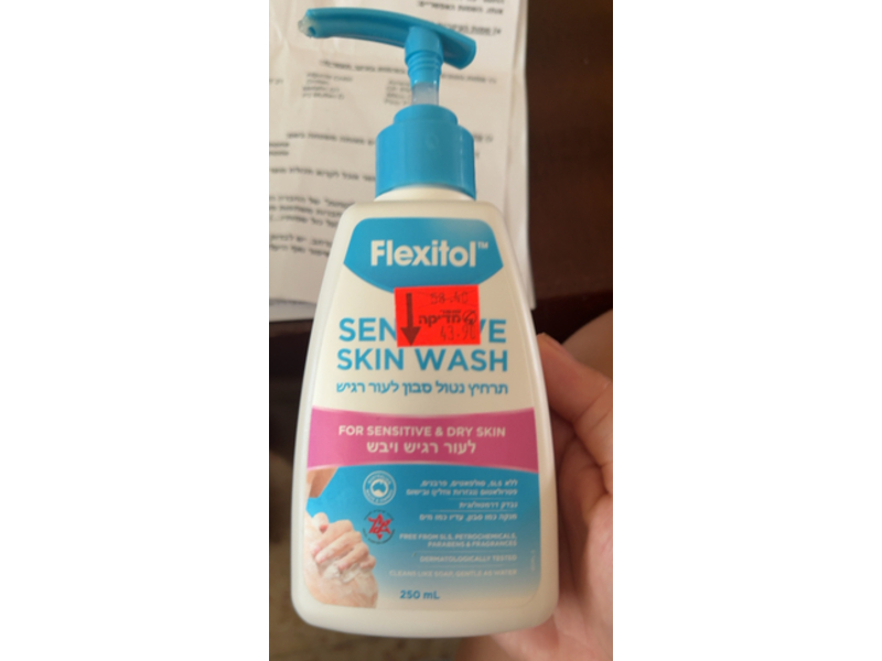 Flexitol Sensitive Skin Wash, 8.45 fl oz/250 mL