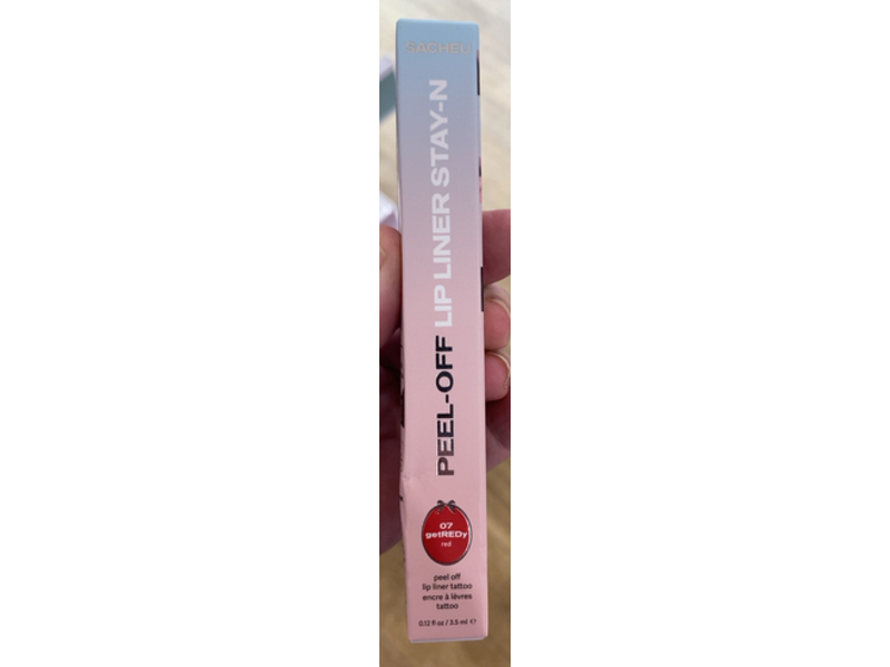 Sacheu Peel Off Stay-N Lip Liner Tattoo, 07 Getredy, 0.12 fl oz/3.5 mL