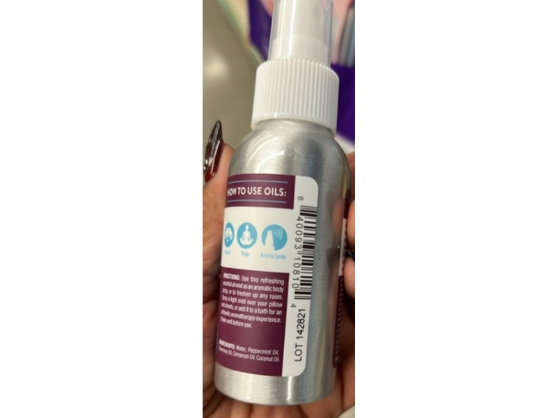 Nature's Truth Soothing Muscle Ease Essential Oil Topical Mist, 2.4 fl oz/71 mL