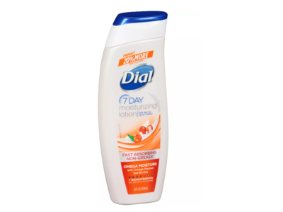 Dial 7 Day Moisturizing Lotion, Omega Packed Sea Berries, 12 fl oz/354 mL