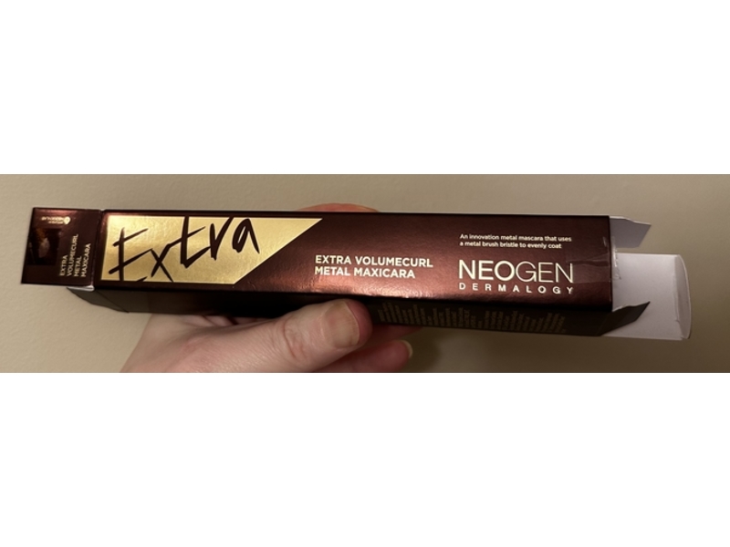 Neogen Dermalogy Extra Volume Curl Metal Maxicara, Brown, 0.13 fl oz/4 mL