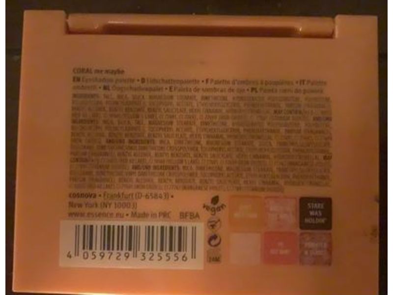 Essence Eyeshadow Palette, Coral Me Maybe, 0.15 oz/4.5 g