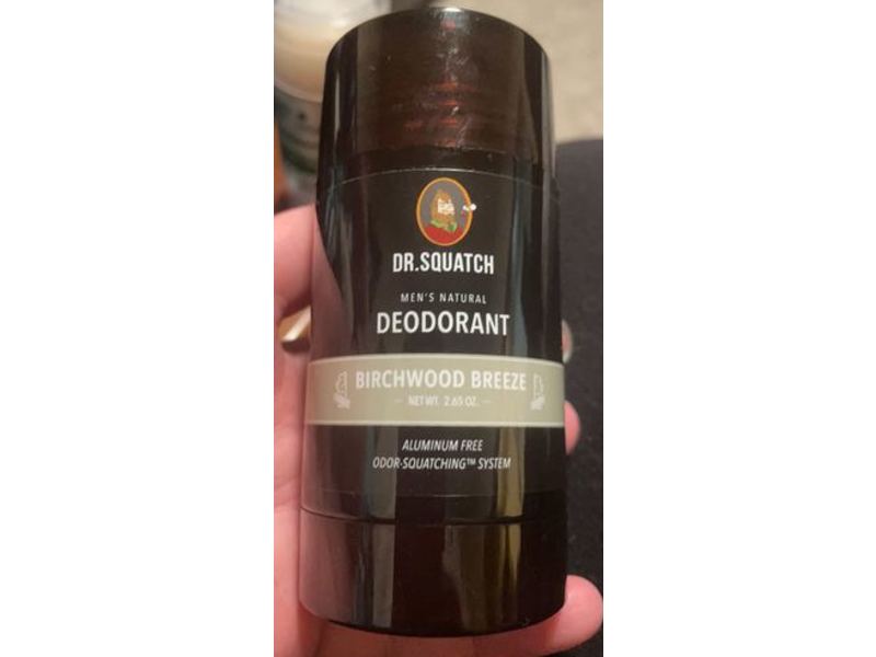 Dr. Squatch Natural Deodorant, Birchwood Breeze, 2.65 oz