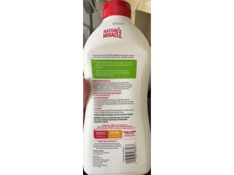 Nature's Miracle Laundry Boost, 32 fl oz/946 mL
