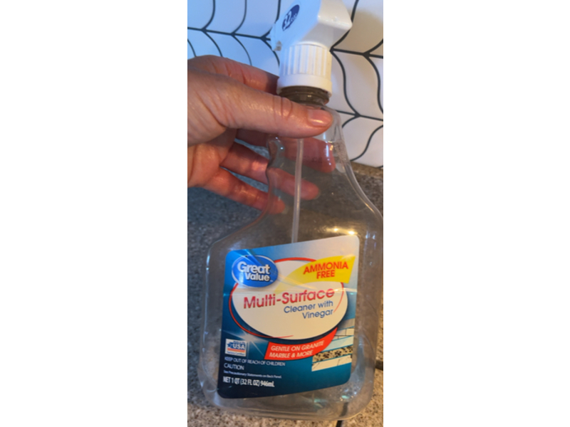 Great Value Multi-Surface Cleaner, Vinegar, 32 fl oz/946 mL