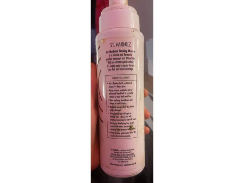 St. Moriz Original X - Large Fast Drying Wash Off Guide Colour Tanning Mousse, 10.14 fl oz/300 mL