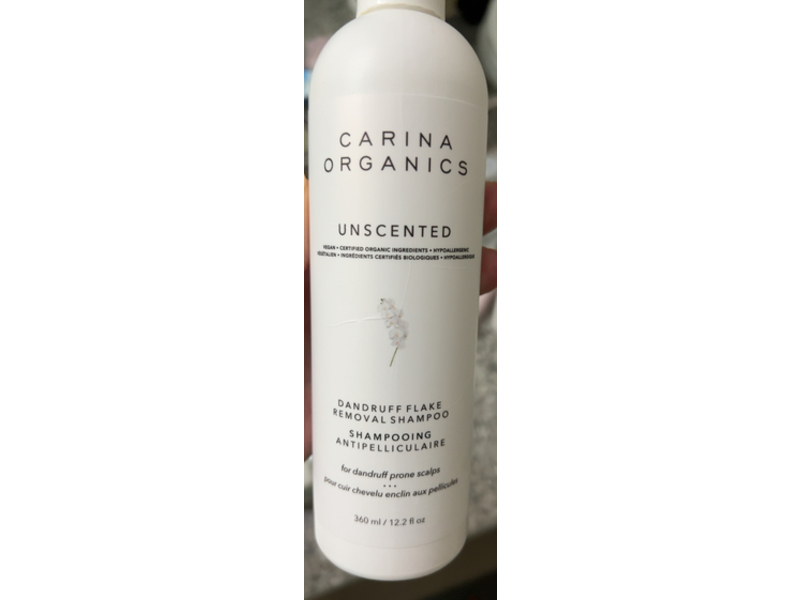 Carina Organics Dandruff Flake Removal Shampoo, 12.2 fl oz/340 mL