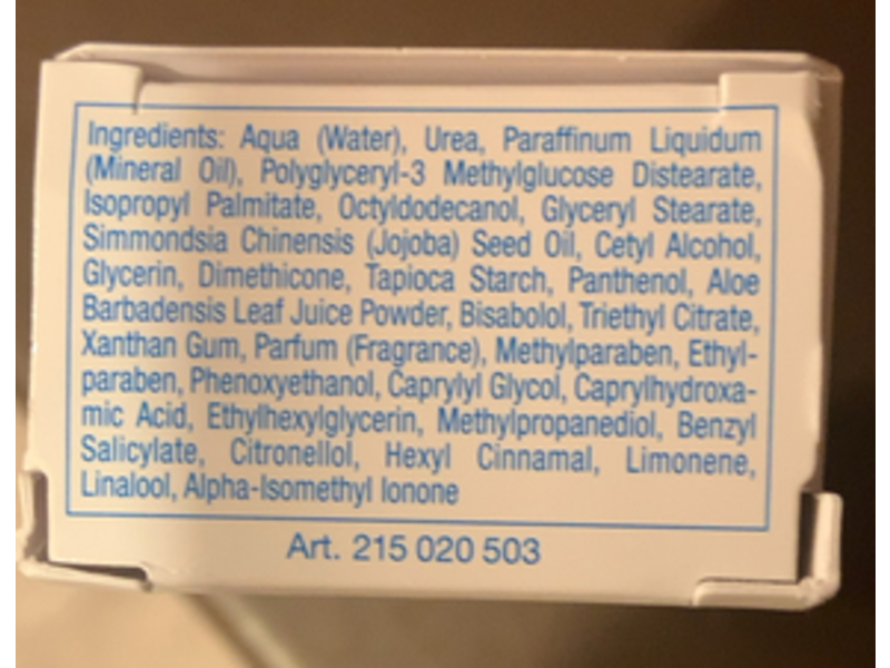 Gerlasan Hand Cream, Urea, 2.6 oz/75 mL