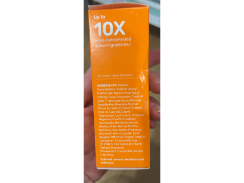 Ethique Volumizing Solid Shampoo Bar, Biotin + Caffeine & Epsom Salt, 3.9 oz/110 g