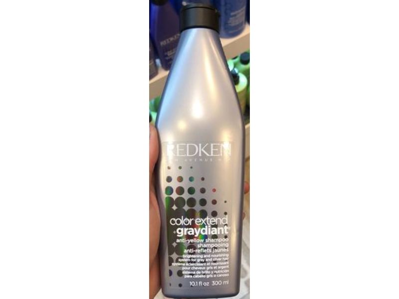 Redken Color Extend Graydiant Anti- Yellow Shampoo, 10.1 fl oz / 300 ml