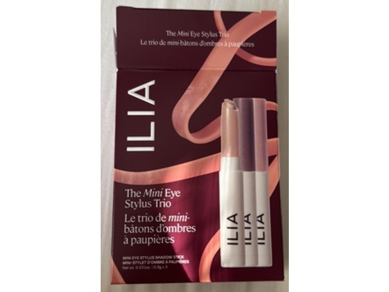 ILIA The Mini Eye Stylus Shadow Stick, Venetian, Beam & Regal, 0.032 oz/0.9 , Pack Of 3