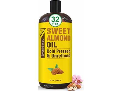 Seven Minerals Sweet Almond Oil, 32 fl oz/950 mL
