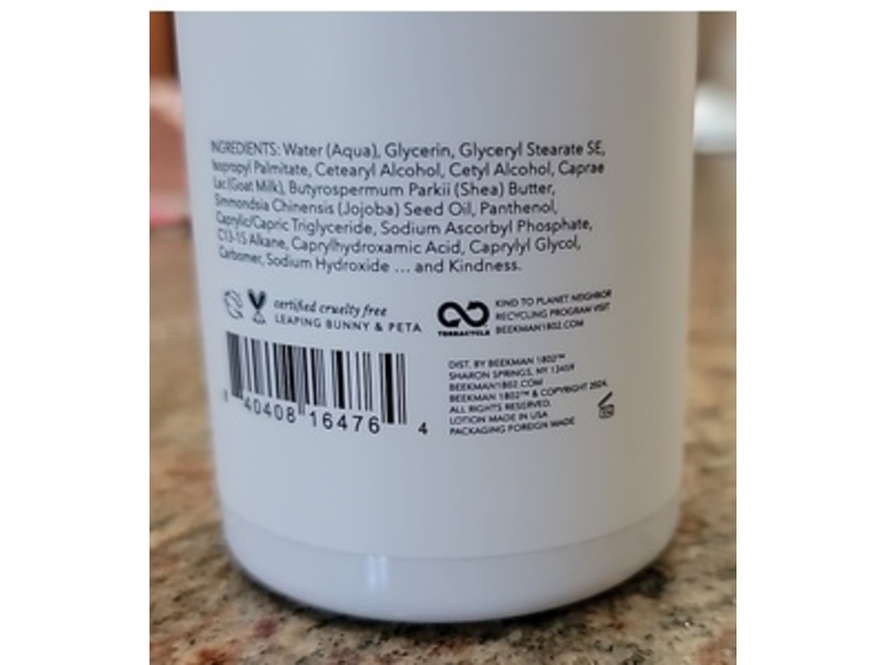 Beekman 1802 Goatmilk Hand & Body Lotion, 12.5 fl oz/370 mL