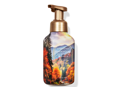 Bath & Body Works Gentle & Clean Foaming Hand Soap, Farmhouse Pumpkin & Spice, 8.75 fl oz / 259 mL