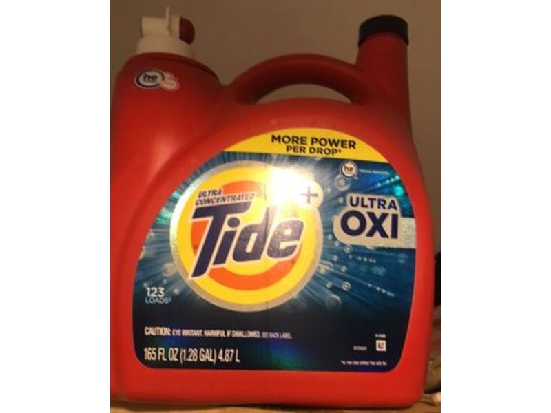 Tide Ultra Concentrated Oxi Liquid Laundry Detergent, 138 fl oz/4.08 L