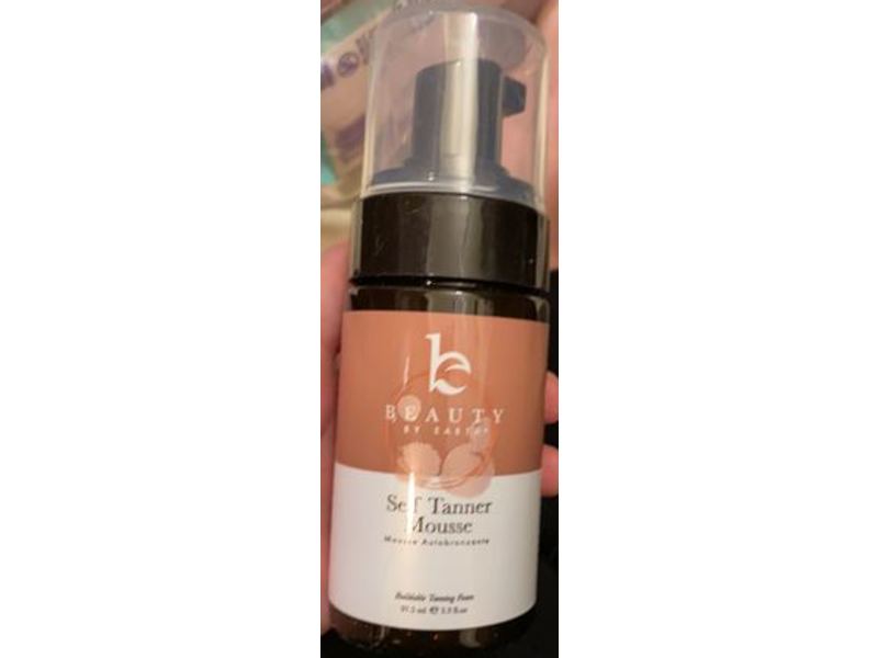 Beauty by Earth Self Tanner Mousse, Medium To Dark, 3.5 fl oz/97.5 mL