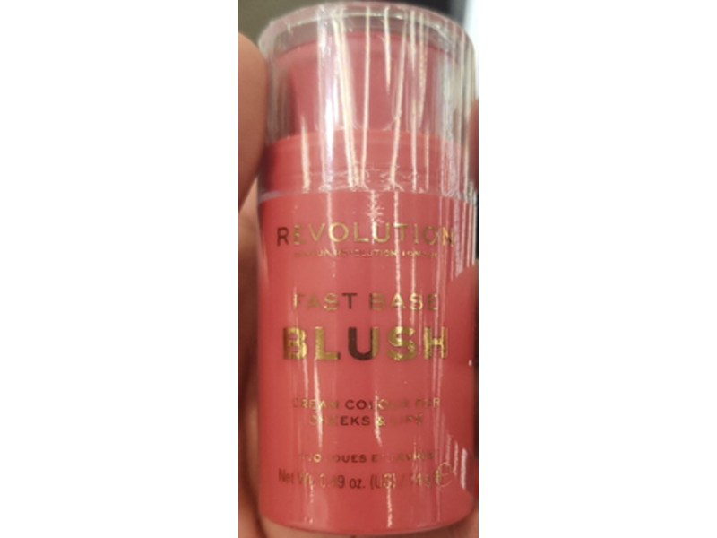 Revolution Fast Base Blush, Rose, 0.49 oz/14 g