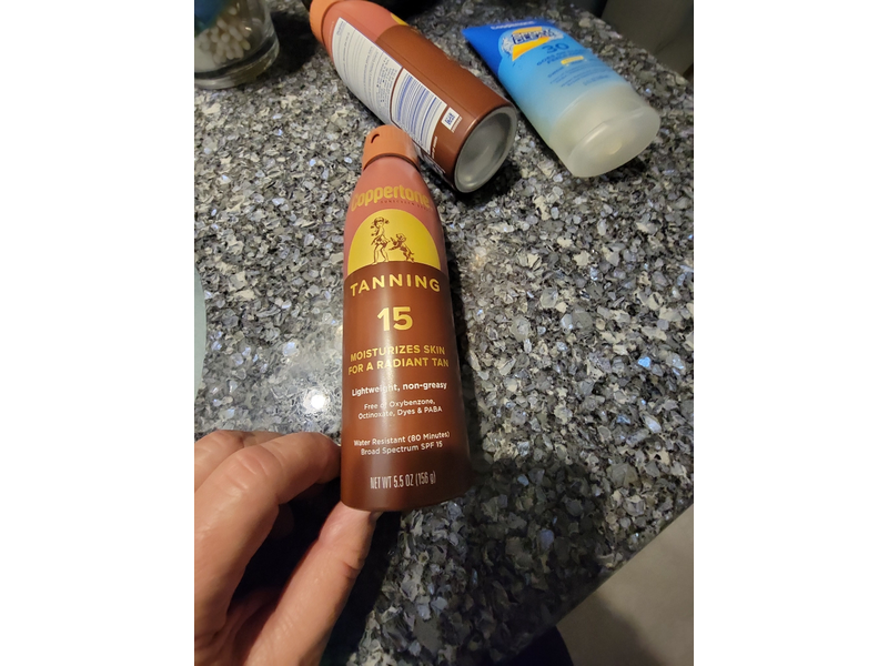 Coppertone Sunscreen Spray, Tanning, SPF 15, 5.5 oz/156 g