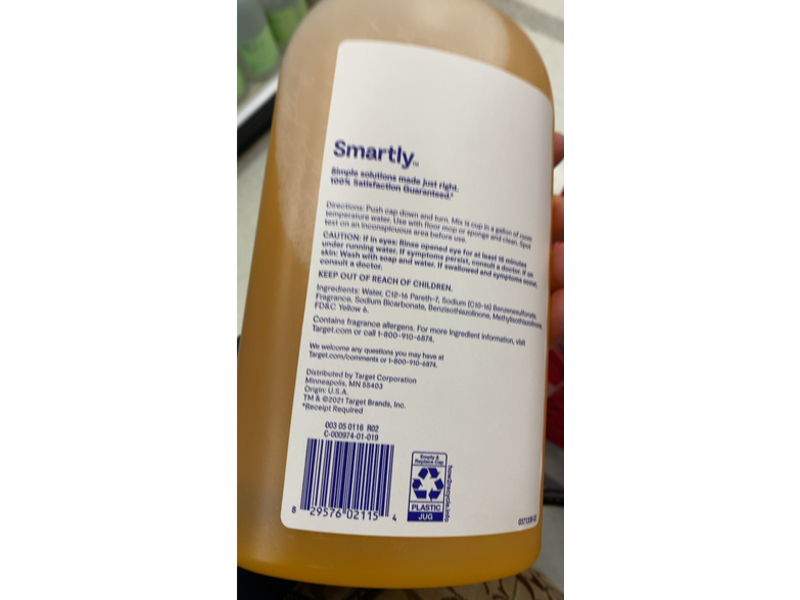 Smartly Dilutable Cleaner, Citrus Grove, 48 fl oz/1.4 L