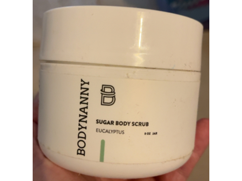Bodynanny Sugar Body Scrub, Eucalyptus, 8 oz