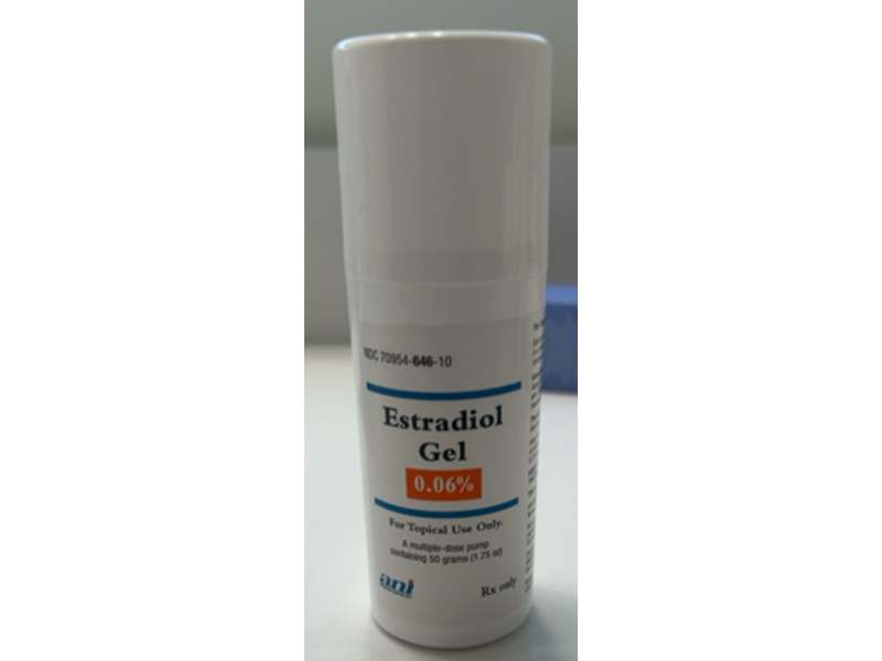 Estradiol Gel 0.06%, 1.75 oz/50 g, Ani (Rx)