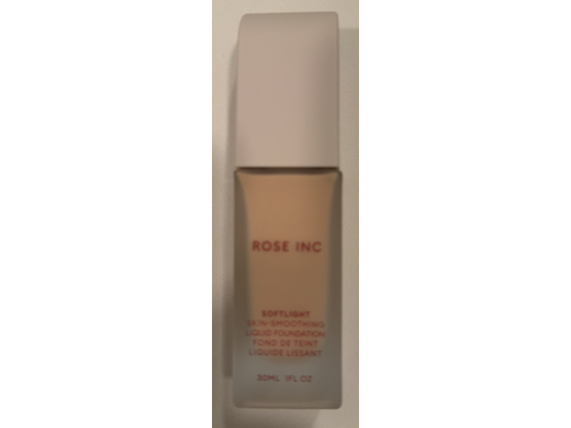 Rose Inc Softlight Skin-Smoothing Liquid Foundation, 8N Light Neutral, 1 fl oz/30 mL
