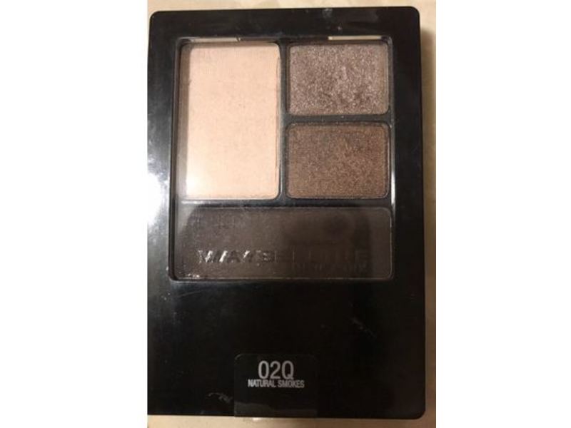 Maybelline New York Expert Wear Eyeshadow Quads, Natural Smokes, 0.17 oz/48 g